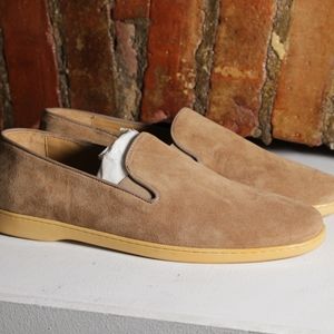 Men's Suede Tan Loafer